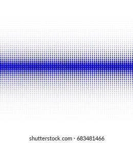 Modern textured halftone of dots on white background