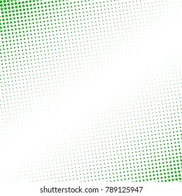 Modern textured halftone of dots on white background