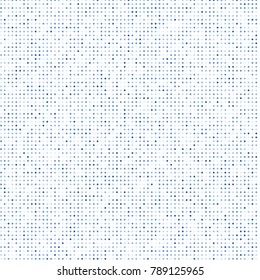 Modern textured halftone of dots on white background
