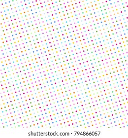 Modern textured halftone of dots on white background, 