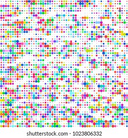 Modern textured halftone on white background