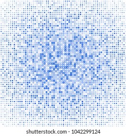 Modern textured halftone on white background
