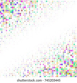 Modern textured halftone on white background