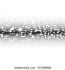 Modern textured halftone on white background