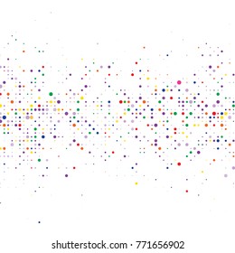Modern textured halftone on white background