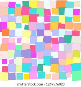 Modern textured halftone of squares on a white