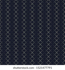 Modern textured website background 3d effect design. Simple geometric all over print block. Minimalist micro dot line backdrop vector graphic seamless halftone textured motif. Brocade fabric pattern.