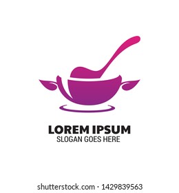 Modern Thai food logo template for culinary business and corporate