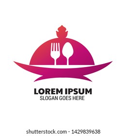 Modern Thai food logo template for culinary business and corporate