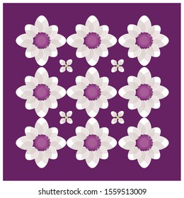 MODERNER THAI-GARLAND-FLACHVEKTORPFLASTER HINTERGRUND-PATTERN
