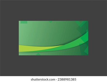 Modern theme background and green color