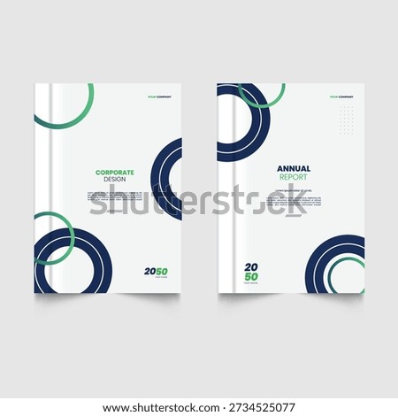 Modern theme book cover template in gradient color. A4 size book cover template for annual report, magazine, booklet, proposal, portfolio, brochure, poster