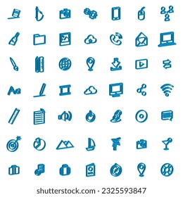 Conjunto de iconos 3d de la línea delgada moderna. Señales aisladas de línea para móviles y web. Pictogramas de alta calidad. Iconos lineales conjunto de negocios, médicos, UI y UX, medios, dinero, viajes, etc