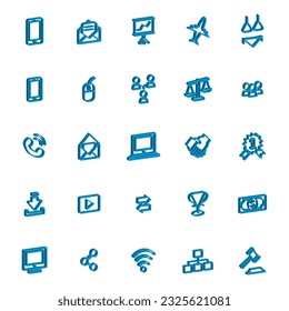 Conjunto de iconos 3d de la línea delgada moderna. Señales aisladas de línea para móviles y web. Pictogramas de alta calidad. Iconos lineales conjunto de negocios, médicos, UI y UX, medios, dinero, viajes, etc