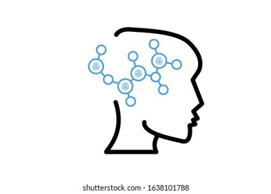 Modern thin line icons set of human mind process, brain features and emotions. Premium quality outline symbol collection. Simple mono linear pictograph pack. Stroke vector logo concept for web graphic