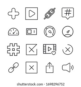 Moderne, dünne Linien-Symbole mit Zeichensatz. Symbole in Premium-Qualität. Einfache Piktogramme für Webseiten und mobile App. Vektorillustration-Zeilensymbole einzeln auf weißem Hintergrund.