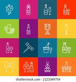 Moderno conjunto de iconos de línea delgada de elementos de la barra de ventanas. Colección de símbolos de esquema de calidad superior. Envase simple monolineal de pictogramas. Concepto de logotipo vectorial de Stroke para gráficos web