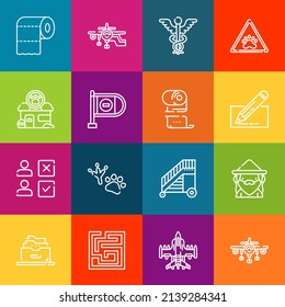 Moderne Dünnliniensymbole mit Pfadelementen. Kollektion von Symbolen in Premium-Qualität. Einfache monolineare Piktogramm-Packung. Stroke Vektorlogokonzept für Webgrafiken