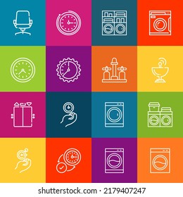 Modern thin line icons set of nobody elements. Premium quality outline symbol collection. Simple mono linear pictogram pack. Stroke vector logo concept for web graphics