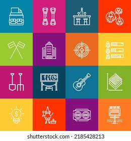 Modernos iconos de línea delgada conjunto de elementos pan. Colección de símbolos de esquema de calidad superior. Envase simple monolineal de pictogramas. Concepto de logotipo vectorial de Stroke para gráficos web