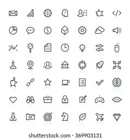 Modern thin line icons set of doing business elements, solution for clients. Premium quality outline symbol collection. Simple mono linear pictogram pack. Stroke vector logo concept for web graphics.