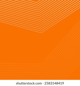 Modern thin line orange white vector abstract background.
