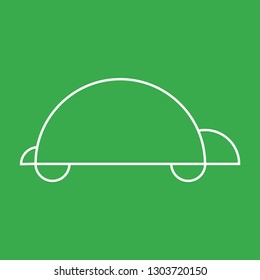 Modern thin turtle icon