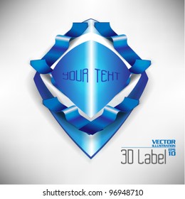 modern three dimensional label design