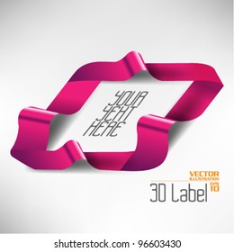 modern three dimensional label vector design