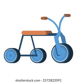 Modern three wheeled balance bike designed for toddlers, encouraging outdoor play and the development of motor skills