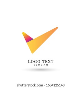 Modern Tick & Check Logo. Vorlage für Vektorillustration von Symbolen und Symbolen.