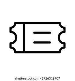 Moderno conjunto de iconos de entradas para eventos, cine, conciertos, sistemas de reserva y diseño de interfaz de usuario digital
