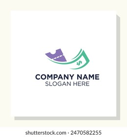 modern ticket logo design concept, ticket logo template