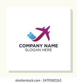 modern ticket logo design concept, ticket logo template