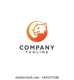 Modern Tiger logo design template vector