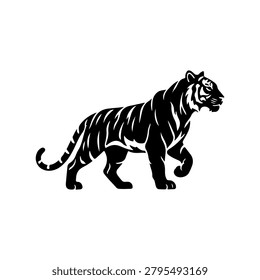 Modern Tiger Wild Animal Vector Icon