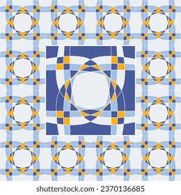 El Diseño Moderno De Tejas. 1 Blue-amarillo-blanco-color-cinta-vector-patrón