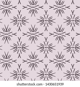 Modern tile stylish abstract illustration with simple lines. Pattern for commercials: fabric, wallpaper, ceramic, home decor, gift wrap.  Aztec boho repetition decor.
