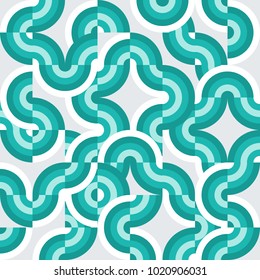 Modern Tile and Textile Pattern
