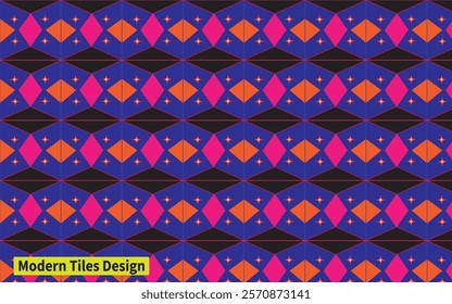 Modern Tiles Design with More Colours