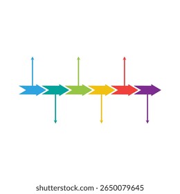 Modern Timeline Infographic Vector Illustration	