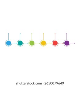 Modern Timeline Infographic Vector Illustration	