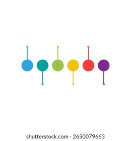 Ilustração moderna do vetor infográfico da linha do tempo	