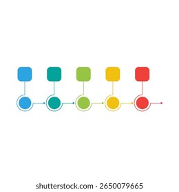 Modern Timeline Infographic Vector Illustration	