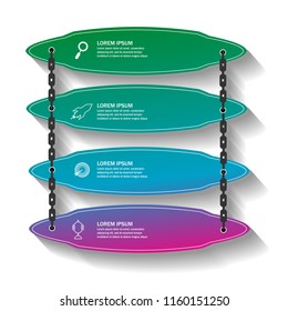 Modern timeline infographics template design vector