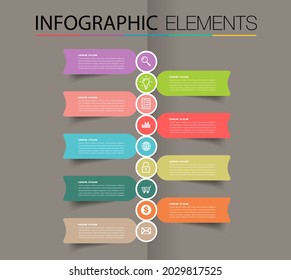 modern timeline text box template, infographics banner 