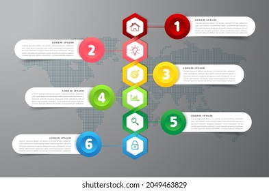 modern timeline text box template, infographics banner 