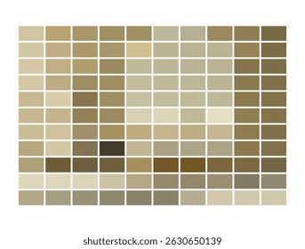  Modern tints and shadows color swatch with a minimal palette, perfect for interior design, print test pages, trendy charts, and digital color use.