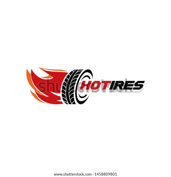 Modern Tire Logo Concept Your Company Stock Vector (Royalty Free ...