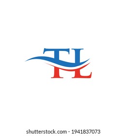 Modern TL logotype for luxury branding. Initial TL letter business logo design vector